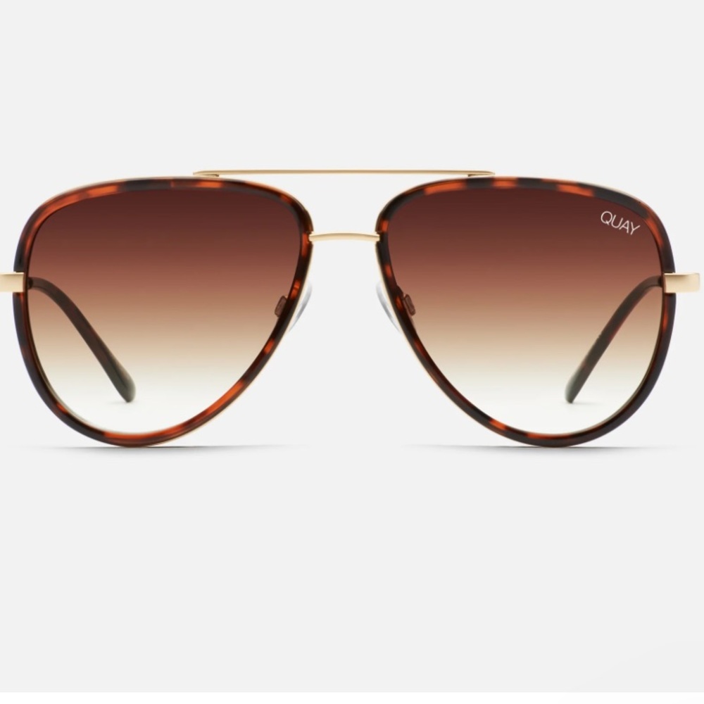 Quay All In Extra Large Aviator Sunglasses